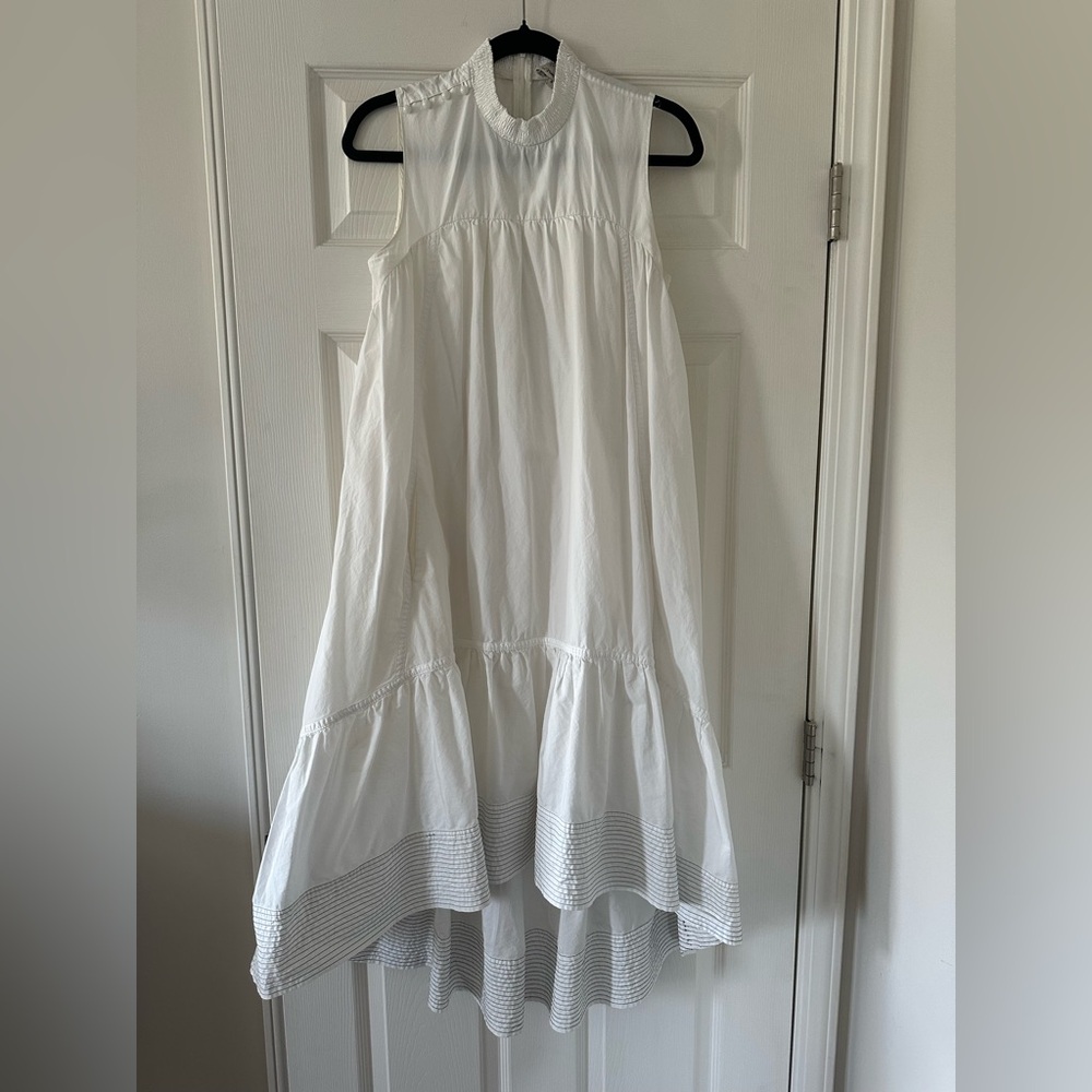 Philip Lim white high/low dress